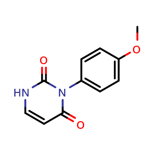 3-(4-methoxyphenyl)pyrimidine-2,4(1H,3H)-dione