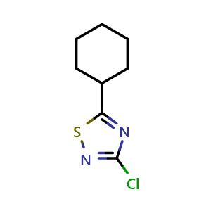 3-chloro-5-cyclohexyl-1,2,4-thiadiazole