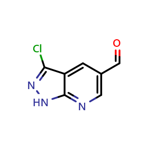 3-chloro-1H-pyrazolo[3,4-b]pyridine-5-carbaldehyde