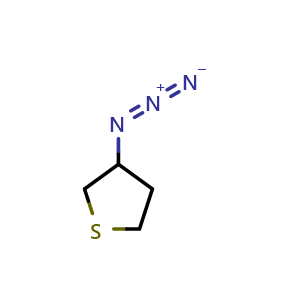 Chemical structure of 3-azidotetrahydrothiophene , CAS 2008711-61-1, AChemBlock L19847