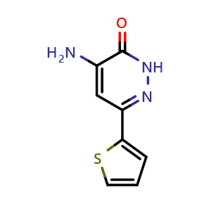 4-amino-6-(2-thienyl)pyridazin-3(2{H})-one