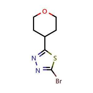2-bromo-5-(oxan-4-yl)-1,3,4-thiadiazole