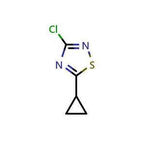 3-chloro-5-cyclopropyl-1,2,4-thiadiazole