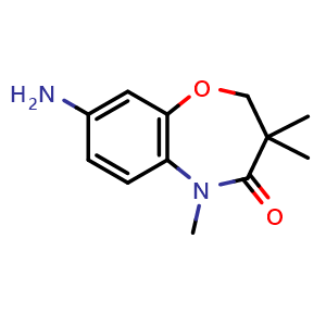 8-amino-3,3,5-trimethyl-2,3-dihydro-1,5-benzoxazepin-4(5H)-one