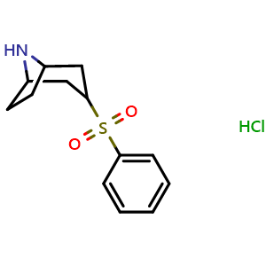 3-(phenylsulfonyl)-8-azabicyclo[3.2.1]octane hydrochloride