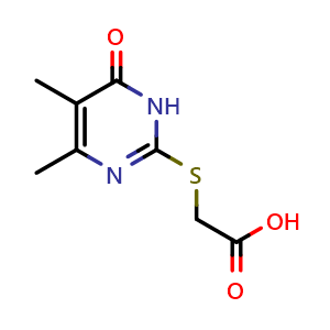 (4,5-Dimethyl-6-oxo-1,6-dihydro-pyrimidin-2-ylsulfanyl)-acetic acid