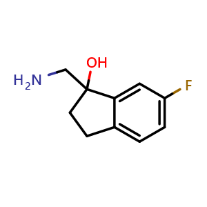 1-(aminomethyl)-6-fluoro-2,3-dihydroinden-1-ol