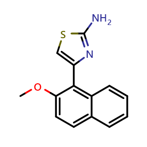 4-(2-methoxy-1-naphthyl)-1,3-thiazol-2-amine