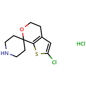 2'-chloro-4',5'-dihydrospiro[piperidine-4,7'-thieno[2,3-c]pyran] hydrochloride