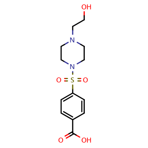 4-{[4-(2-Hydroxyethyl)piperazin-1-yl]sulfonyl}benzoic acid