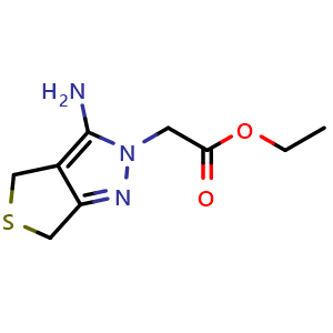 ethyl (3-amino-4H-thieno[3,4-c]pyrazol-2(6H)-yl)acetate