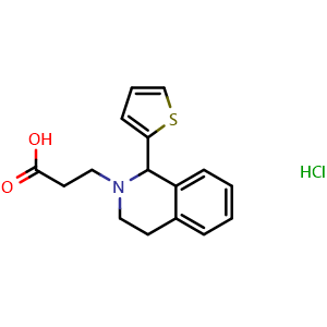 3-[1-(2-Thienyl)-3,4-dihydroisoquinolin-2(1H)-yl]propanoic acid hydrochloride