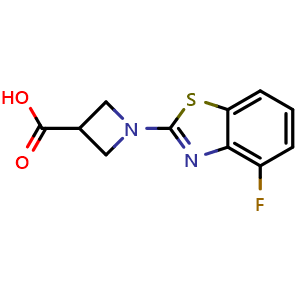 1-(4-fluoro-1,3-benzothiazol-2-yl)azetidine-3-carboxylic acid