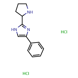 4-phenyl-2-pyrrolidin-2-yl-1H-imidazole dihydrochloride