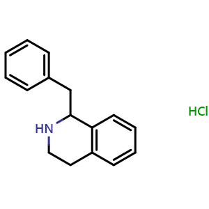 Chemical structure of 1-benzyl-1,2,3,4-tetrahydroisoquinoline hydrochloride , CAS 155413-72-2, AChemBlock L20086