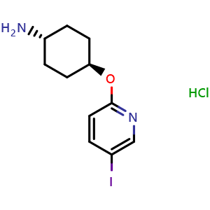(1r,4r)-4-((5-iodopyridin-2-yl)oxy)cyclohexan-1-amine hydrochloride