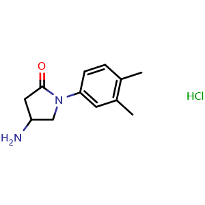 4-amino-1-(3,4-dimethylphenyl)pyrrolidin-2-one hydrochloride