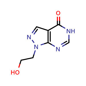1-(2-Hydroxy-ethyl)-1,5-dihydro-pyrazolo[3,4-d]pyrimidin-4-one