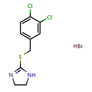 2-[(3,4-dichlorobenzyl)thio]-4,5-dihydro-1H-imidazole hydrobromide