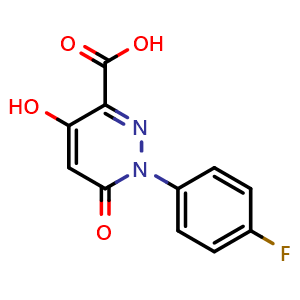 1-(4-fluorophenyl)-4-hydroxy-6-oxo-1,6-dihydropyridazine-3-carboxylic acid