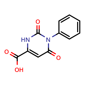 2,6-dioxo-1-phenyl-1,2,3,6-tetrahydropyrimidine-4-carboxylic acid
