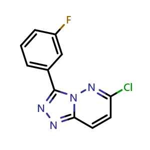6-chloro-3-(3-fluorophenyl)[1,2,4]triazolo[4,3-b]pyridazine
