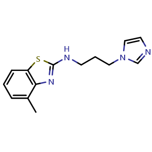N-[3-(1H-imidazol-1-yl)propyl]-4-methyl-1,3-benzothiazol-2-amine