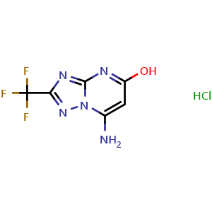 7-amino-2-(trifluoromethyl)[1,2,4]triazolo[1,5-a]pyrimidin-5-ol hydrochloride