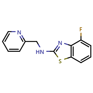 4-fluoro-N-(pyridin-2-ylmethyl)-1,3-benzothiazol-2-amine