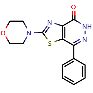 2-morpholin-4-yl-7-phenyl[1,3]thiazolo[4,5-d]pyridazin-4(5H)-one