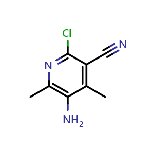 5-amino-2-chloro-4,6-dimethylnicotinonitrile