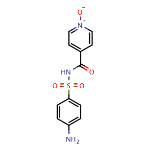 Chemical structure of N-[(4-Aminophenyl)sulfonyl]isonicotinamide 1-oxide , CAS 923163-95-5, AChemBlock L20254