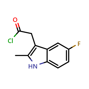2-(5-fluoro-2-methyl-1H-indol-3-yl)acetyl chloride