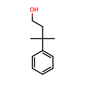 Chemical structure of 3-methyl-3-phenylbutan-1-ol , CAS 21438-74-4, AChemBlock L20303