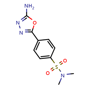 4-(5-amino-1,3,4-oxadiazol-2-yl)-N,N-dimethylbenzenesulfonamide
