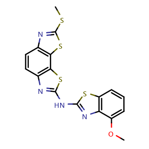 N-(4-methoxybenzo[d]thiazol-2-yl)-7-(methylthio)benzo[1,2-d:4,3-d']bis(thiazole)-2-amine