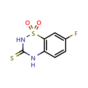 7-fluoro-2H-1,2,4-benzothiadiazine-3(4H)-thione 1,1-dioxide