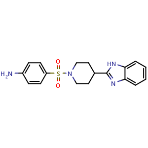 (4-{[4-(1H-benzimidazol-2-yl)piperidin-1-yl]sulfonyl}phenyl)amine