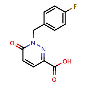 1-(4-fluorobenzyl)-6-oxo-1,6-dihydropyridazine-3-carboxylic acid