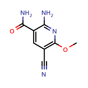 2-amino-5-cyano-6-methoxypyridine-3-carboxamide