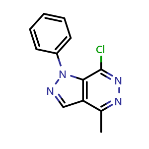 7-chloro-4-methyl-1-phenyl-1H-pyrazolo[3,4-d]pyridazine