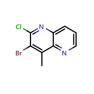 3-bromo-2-chloro-4-methyl-1,5-naphthyridine