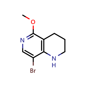 8-bromo-5-methoxy-1,2,3,4-tetrahydro-1,6-naphthyridine