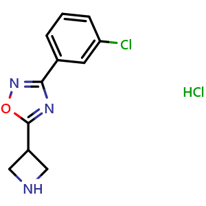 5-azetidin-3-yl-3-(3-chlorophenyl)-1,2,4-oxadiazole hydrochloride