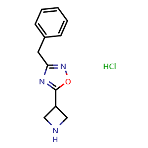 5-azetidin-3-yl-3-benzyl-1,2,4-oxadiazole hydrochloride