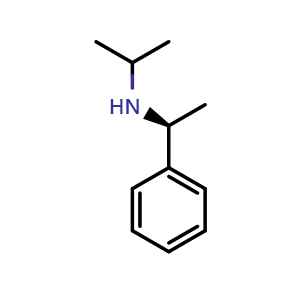 Chemical structure of [(1S)-1-phenylethyl](propan-2-yl)amine , CAS 19302-32-0, AChemBlock L20607