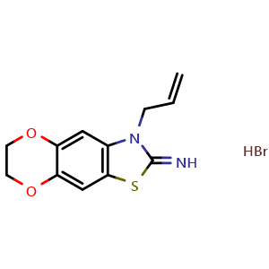 3-allyl-6,7-dihydro-[1,4]dioxino[2',3':4,5]benzo[1,2-d]thiazol-2(3H)-imine hydrobromide