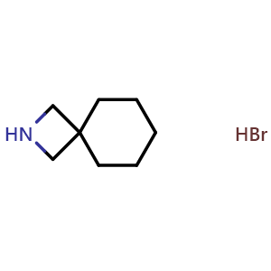 Chemical structure of 2-azaspiro[3.5]nonane hydrobromide , CAS 1820706-74-8, AChemBlock L20693