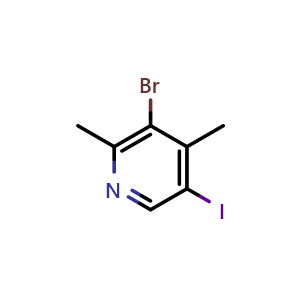 3-bromo-5-iodo-2,4-dimethylpyridine