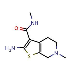 2-amino-N,6-dimethyl-4,5,6,7-tetrahydrothieno[2,3-c]pyridine-3-carboxamide